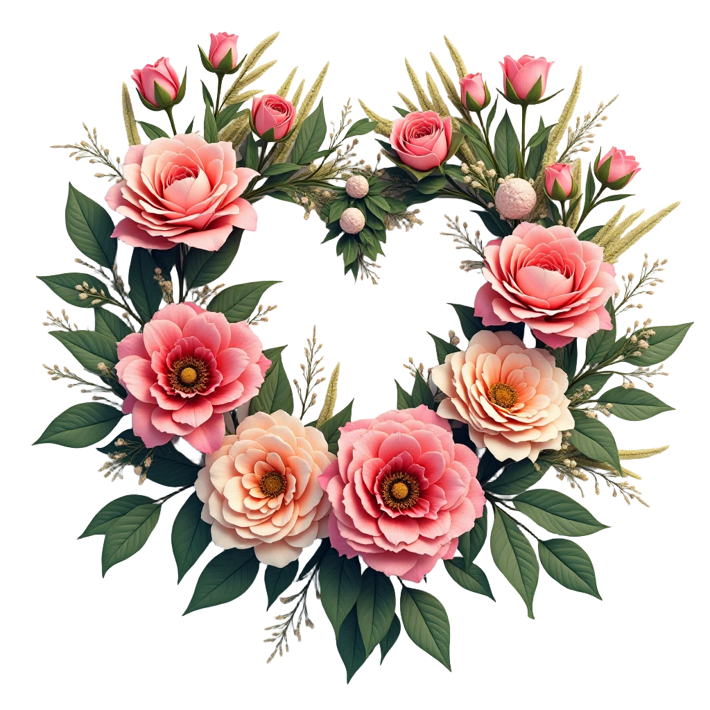 Elegant Floral Wreath